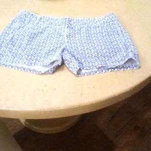 Pair of faded blue color of size 6 in shorts.